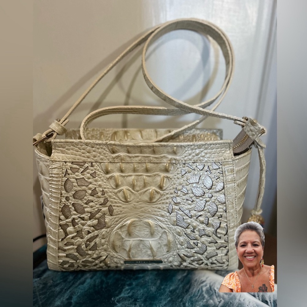 Brahmin Hillary Ivory Replay CRABTREE Exclusive NWT RARE AND UNIQUE